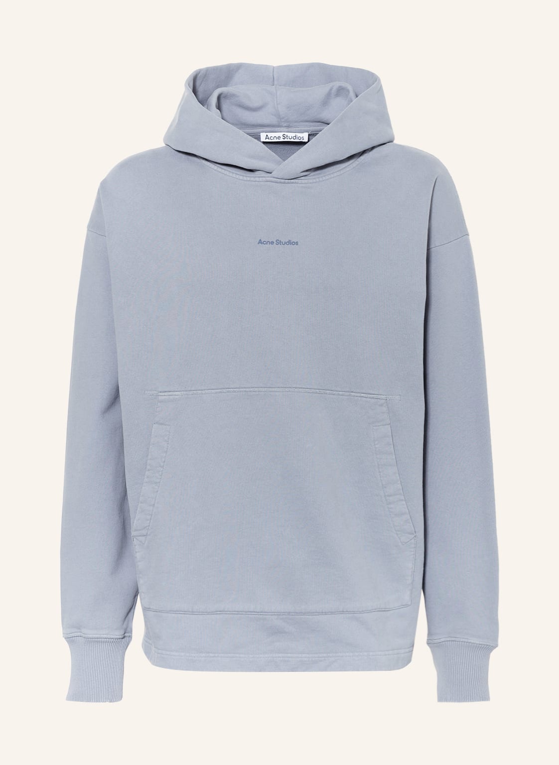 Image of Acne Studios Oversized-Hoodie blau