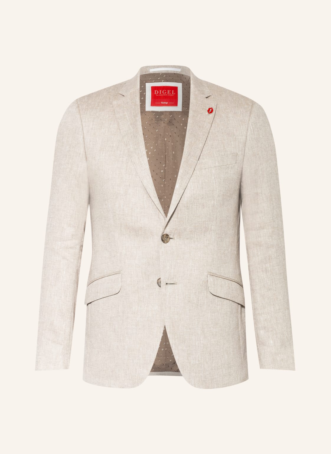 Image of Digel Anzugsakko Rod Slim Fit beige