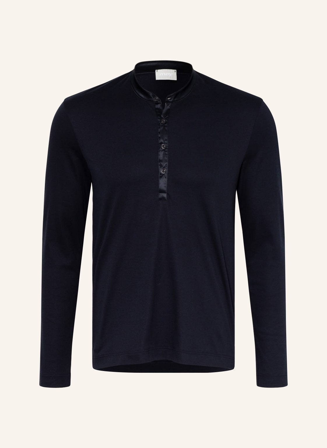 Image of Mey Schlafshirt Serie Aarhus grau