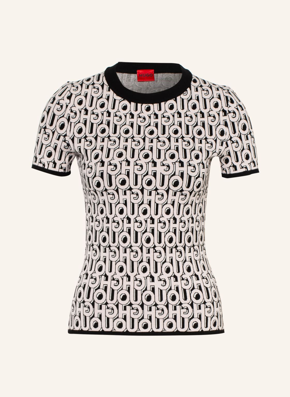 Image of Hugo Strickshirt Sixtinny schwarz