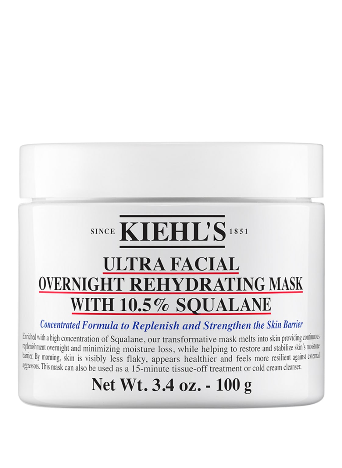 Image of Kiehl's Ultra Facial Mask Feuchtigkeitsspendende Maske 100 ml