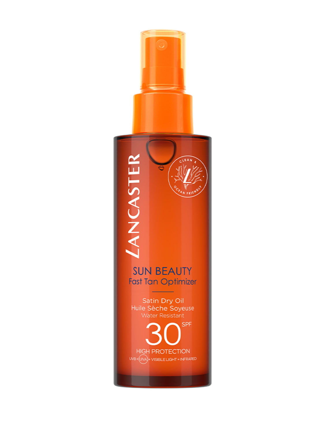 Image of Lancaster Sun Beauty Satin Dry Oil SPF30 150 ml