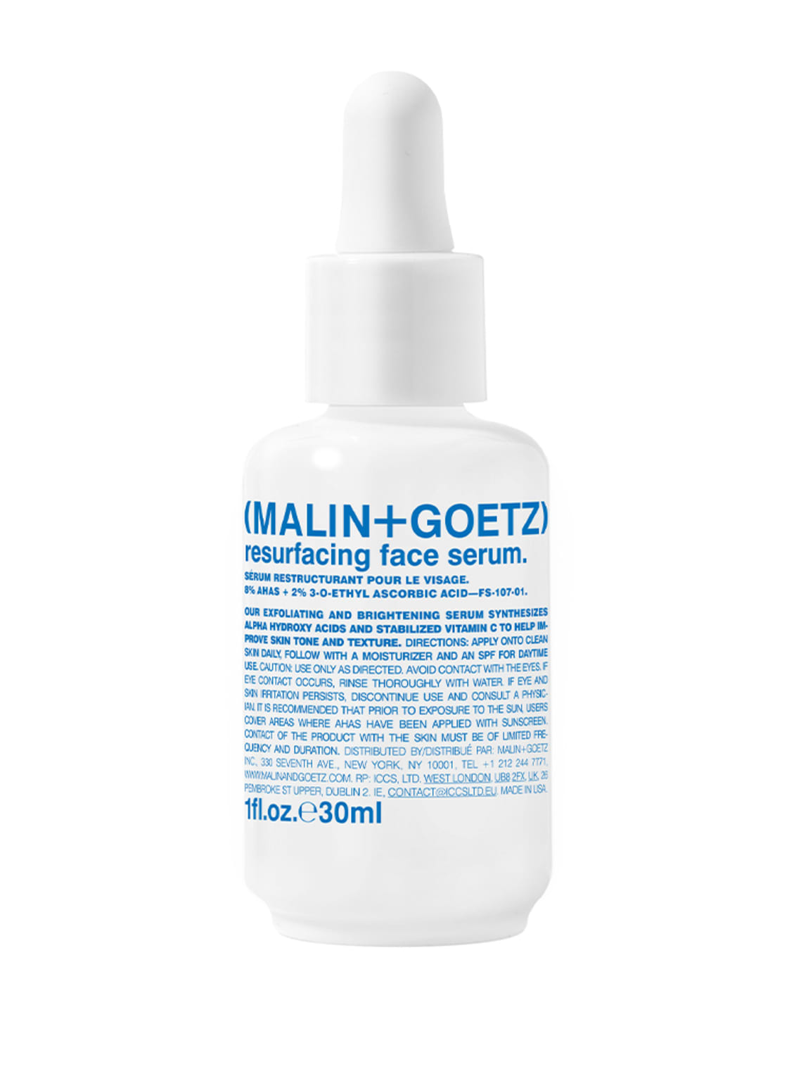 Image of (Malin+Goetz) Resurfacing Face Serum Serum 30 ml