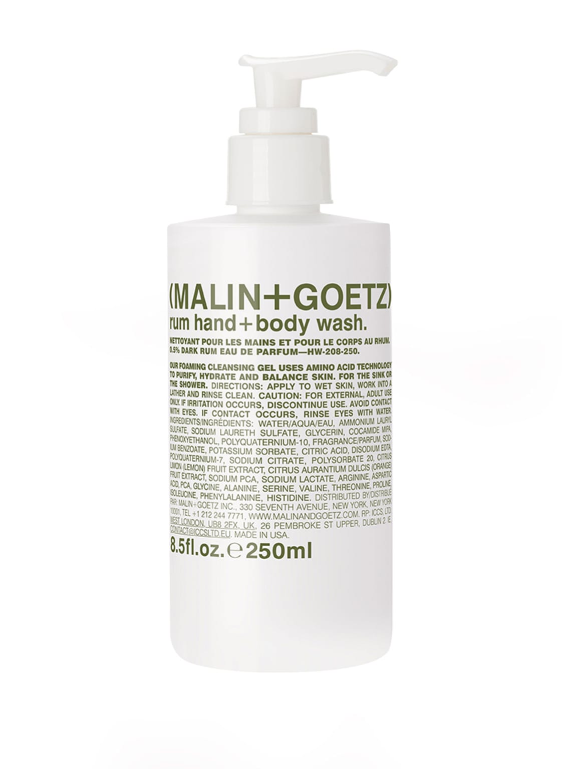 Image of (Malin+Goetz) Rum Body Lotion Body Lotion 250 ml