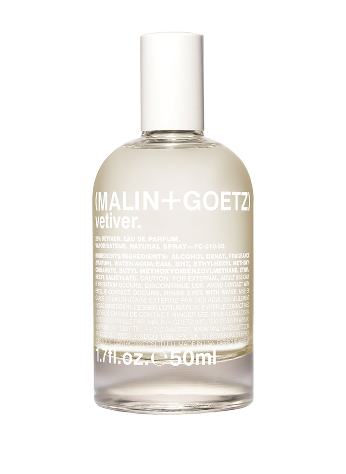 Image of (Malin+Goetz) Vetiver Eau de Parfum 50 ml
