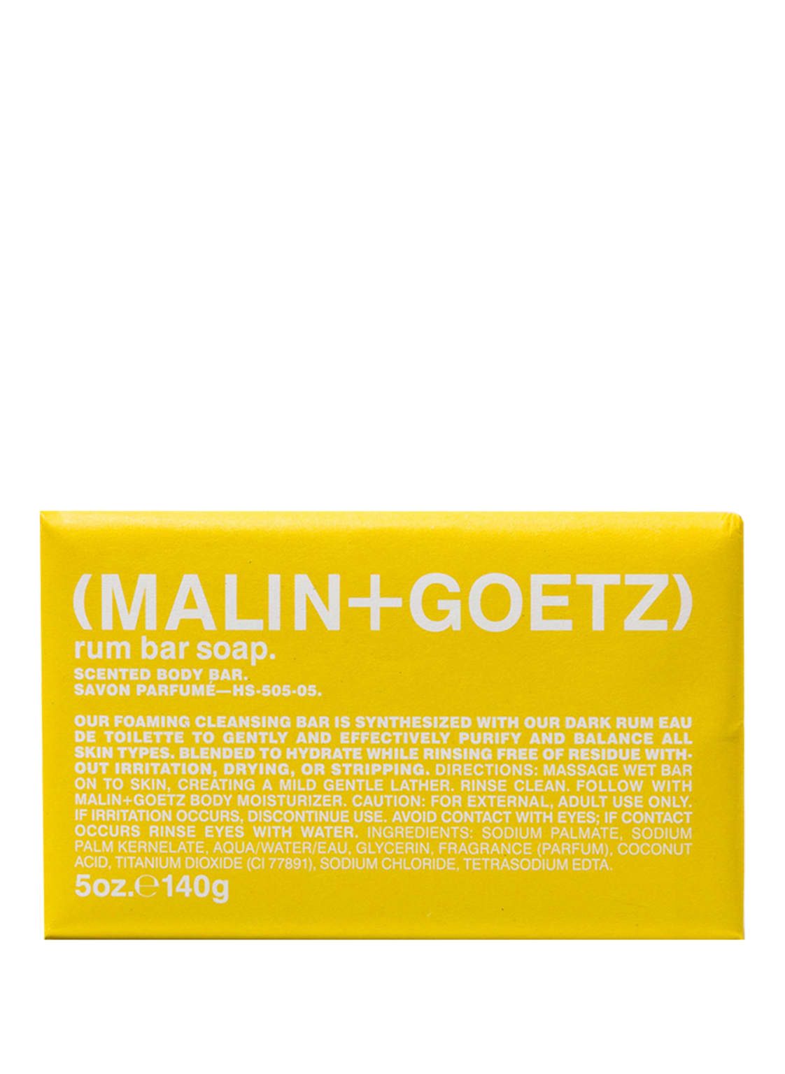 Image of (Malin+Goetz) Rum Bar Soap Seife 140 g