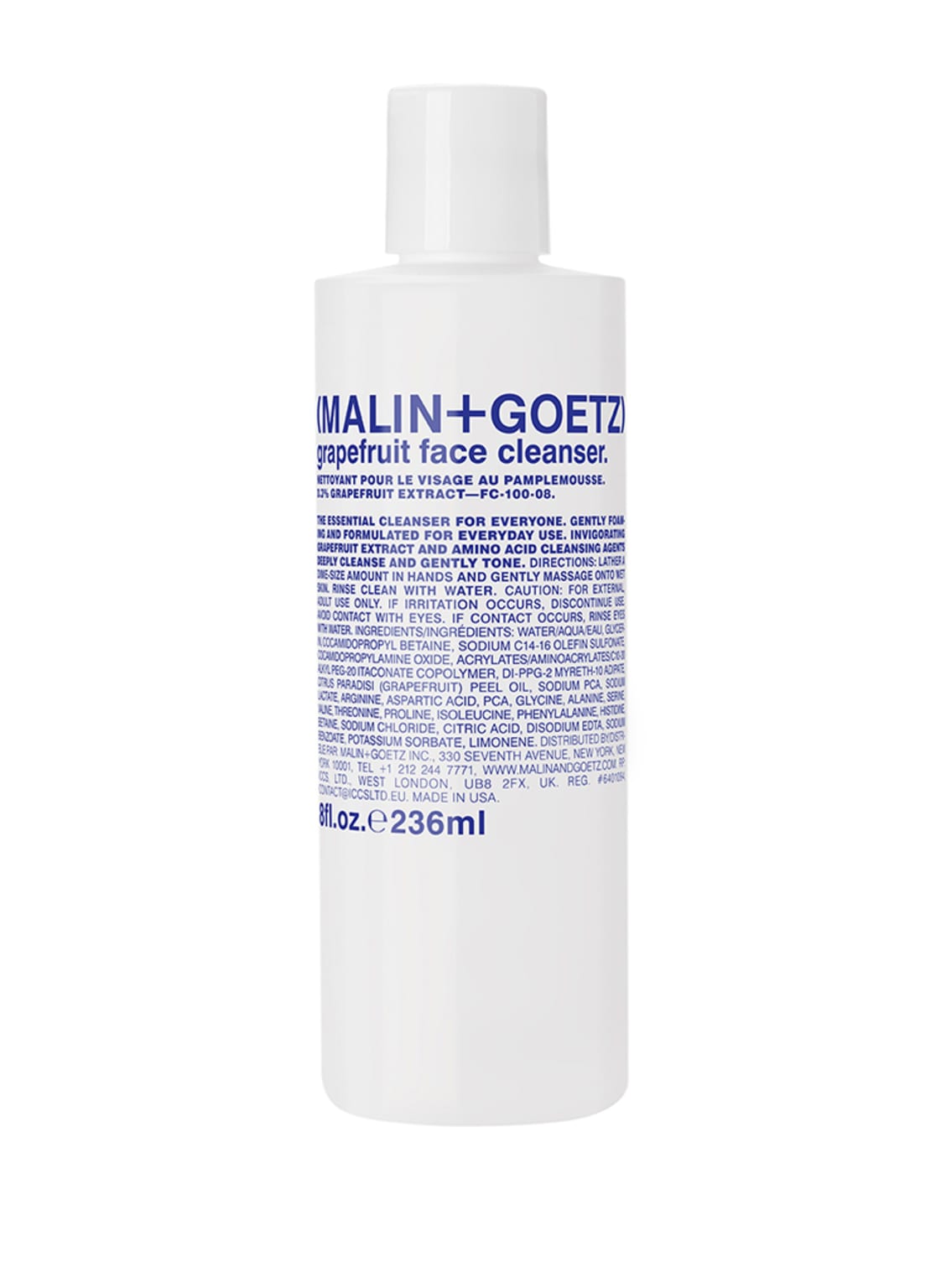 Image of (Malin+Goetz) Grapefruit Face Cleanser Reinigungsgel 236 ml