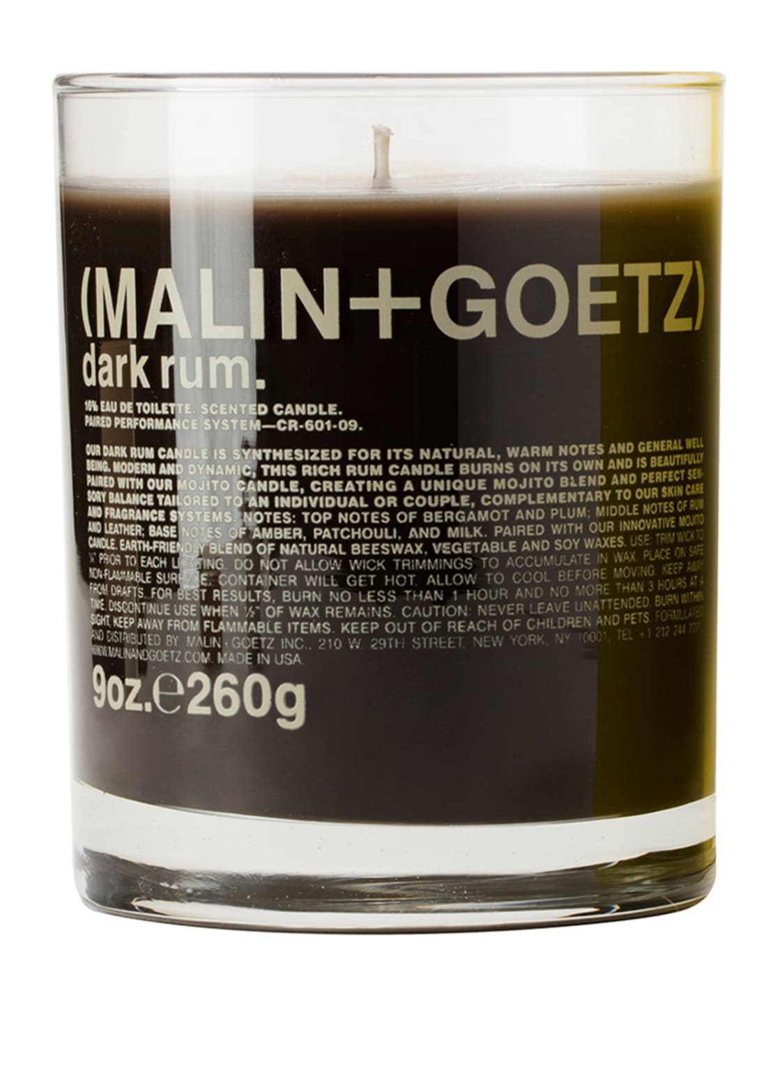Image of (Malin+Goetz) Dark Rum Candle Duftkerze 260 g