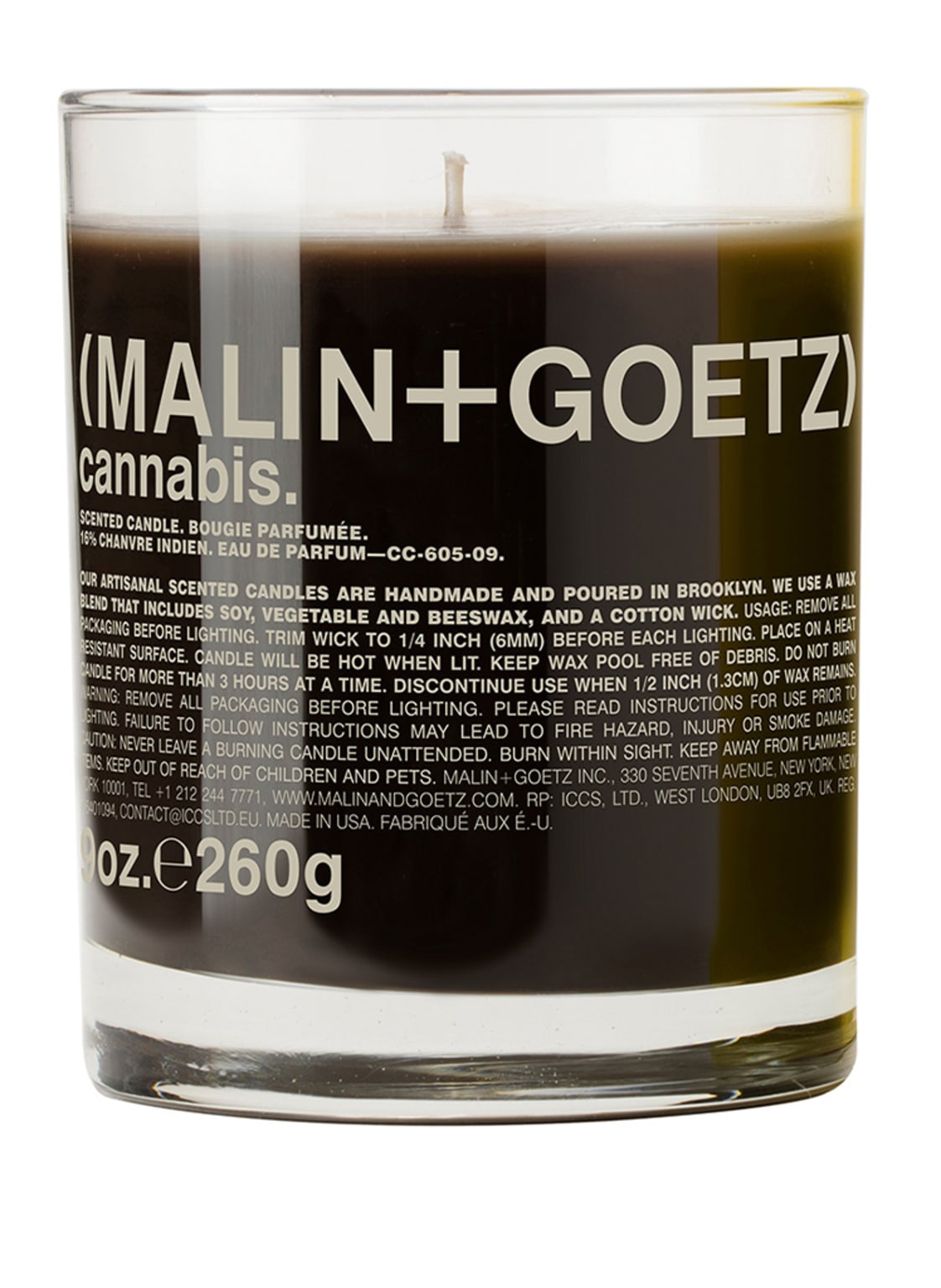 Image of (Malin+Goetz) Cannabis Candle Duftkerze 260 g