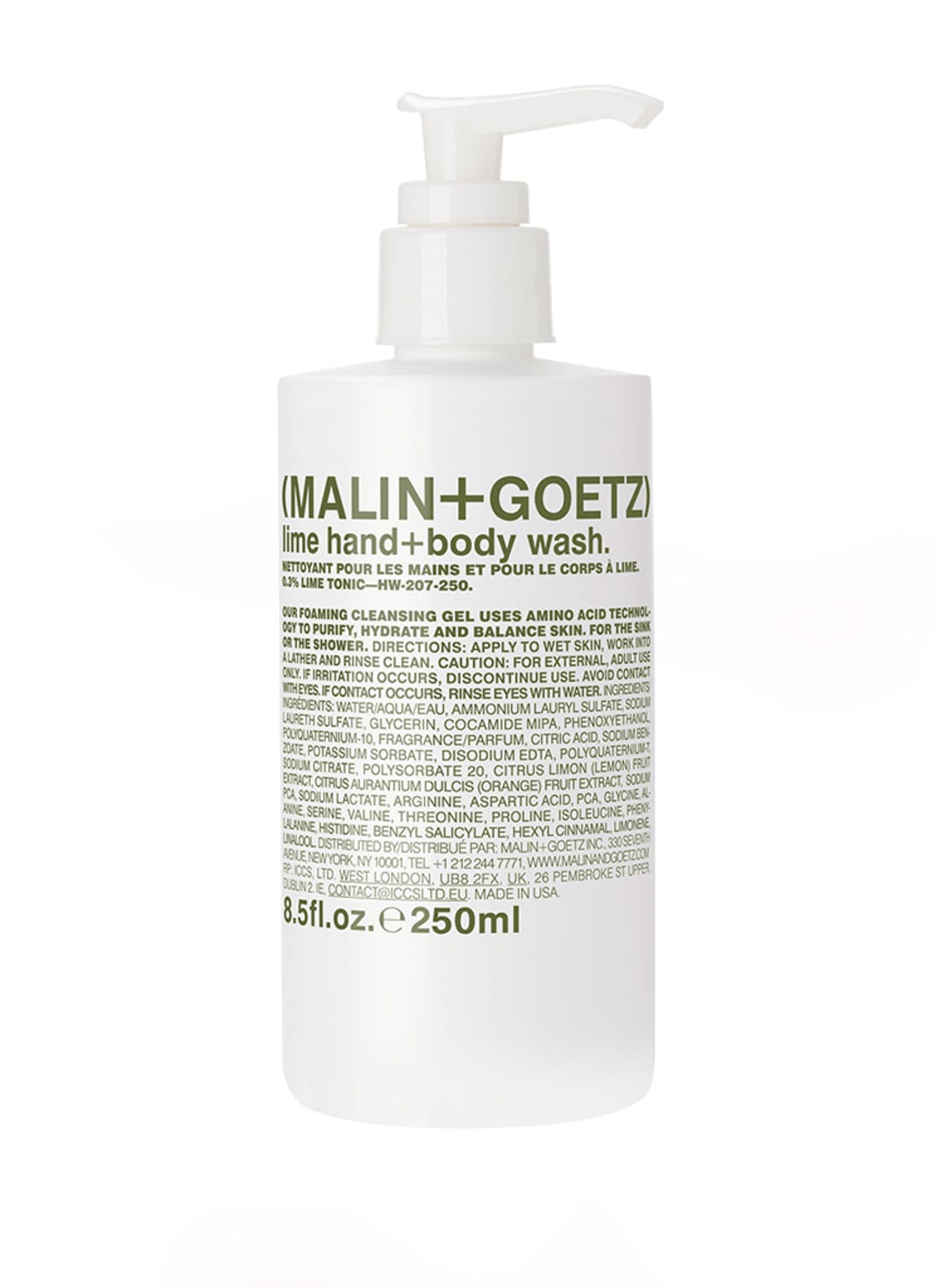 Image of (Malin+Goetz) Lime Hand + Body Wash Körper- und Handwaschgel 250 ml
