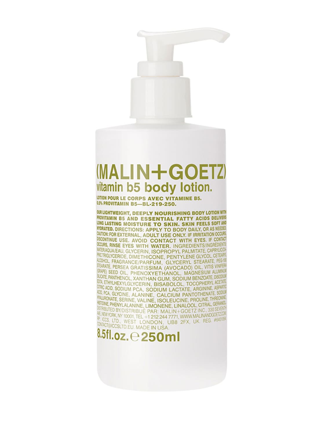 Image of (Malin+Goetz) Vitamin b5 Body Lotion Body Lotion 250 ml