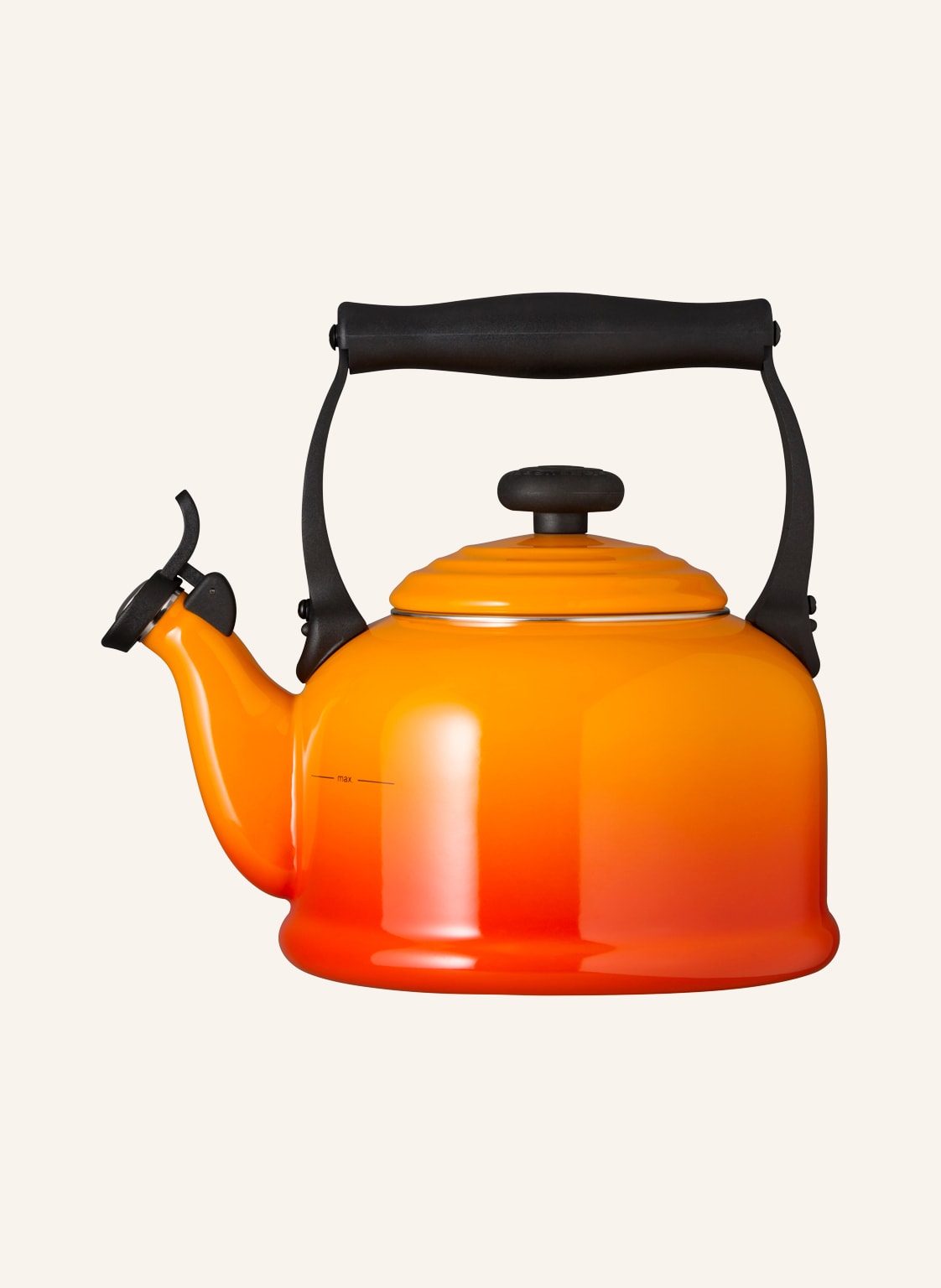 Image of Le Creuset Wasserkessel Tradition orange