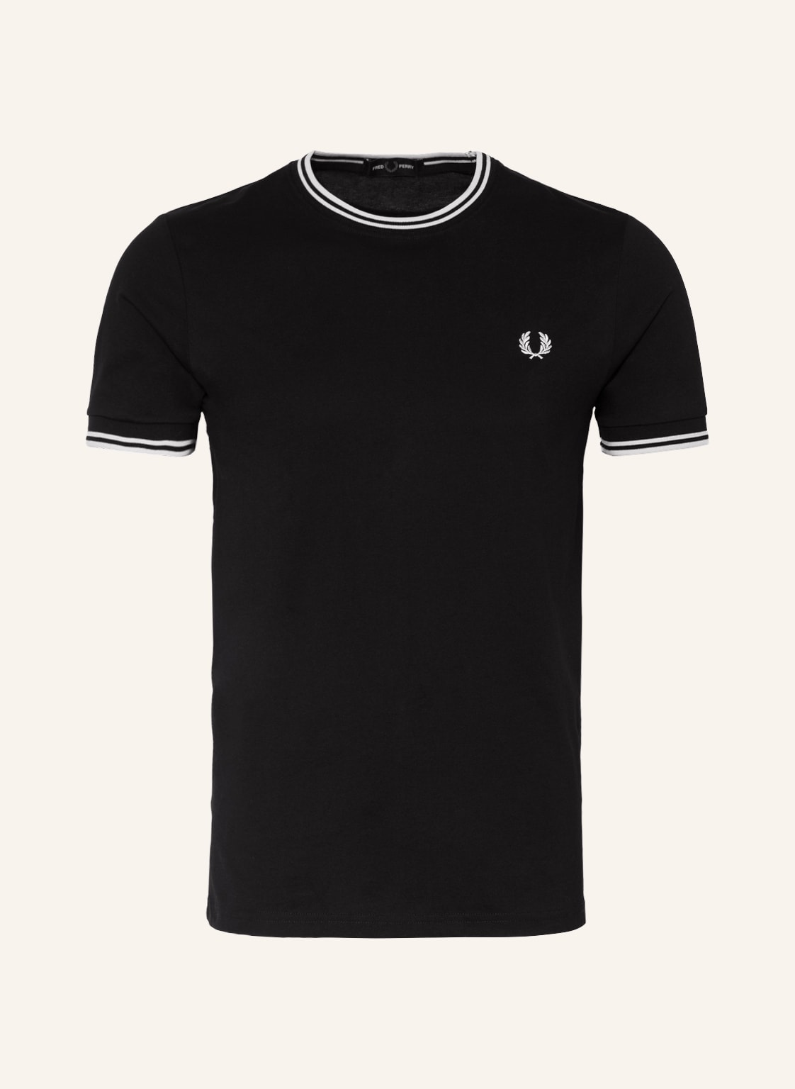 Image of Fred Perry T-Shirt m1588 schwarz