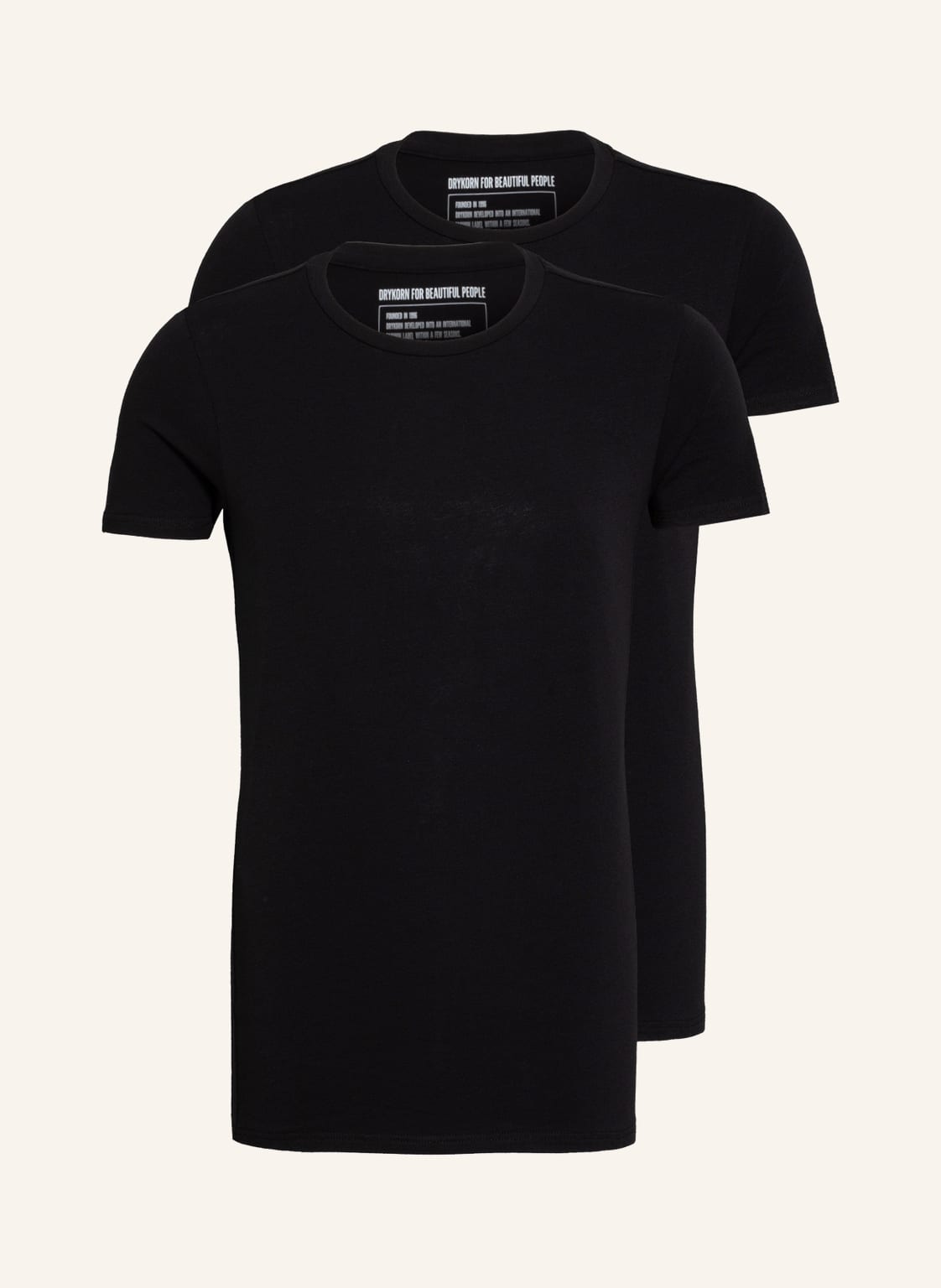 Image of Drykorn 2er-Pack T-Shirts Cadan schwarz