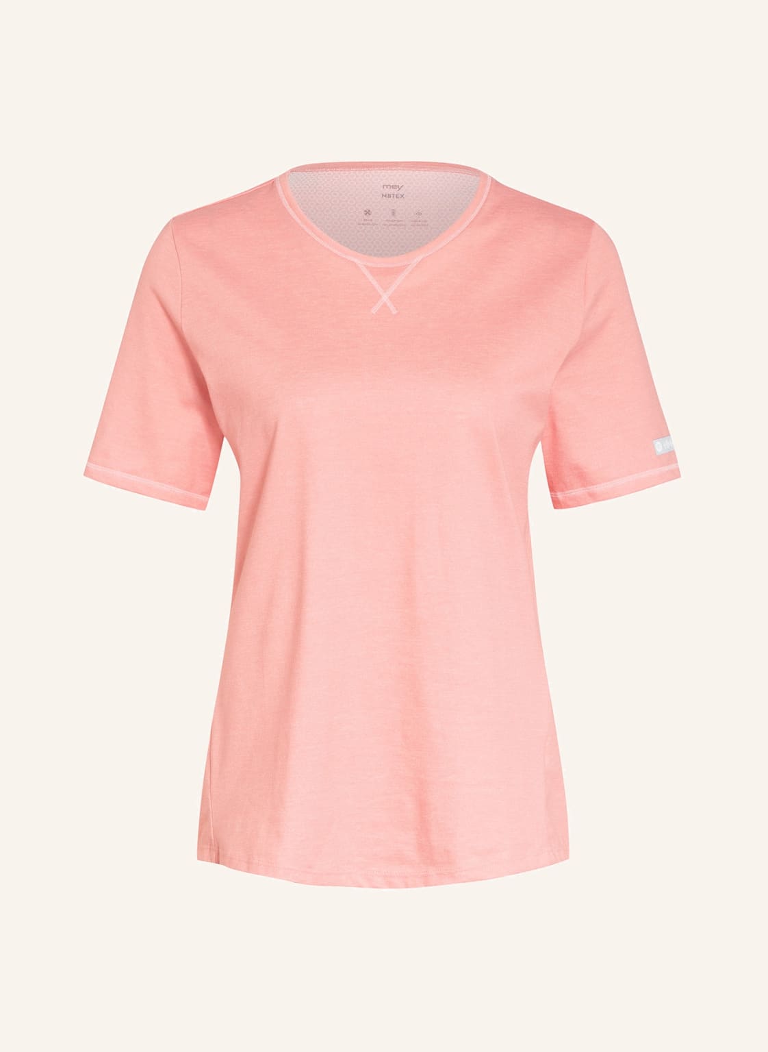 Image of Mey Schlafshirt Serie Zzzleepwear rosa