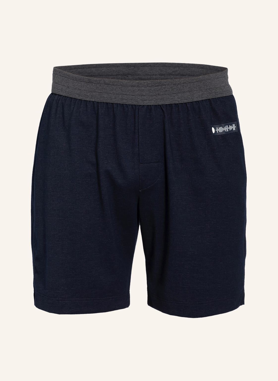 Image of Mey Schlafshorts Serie Zzzleepwear blau