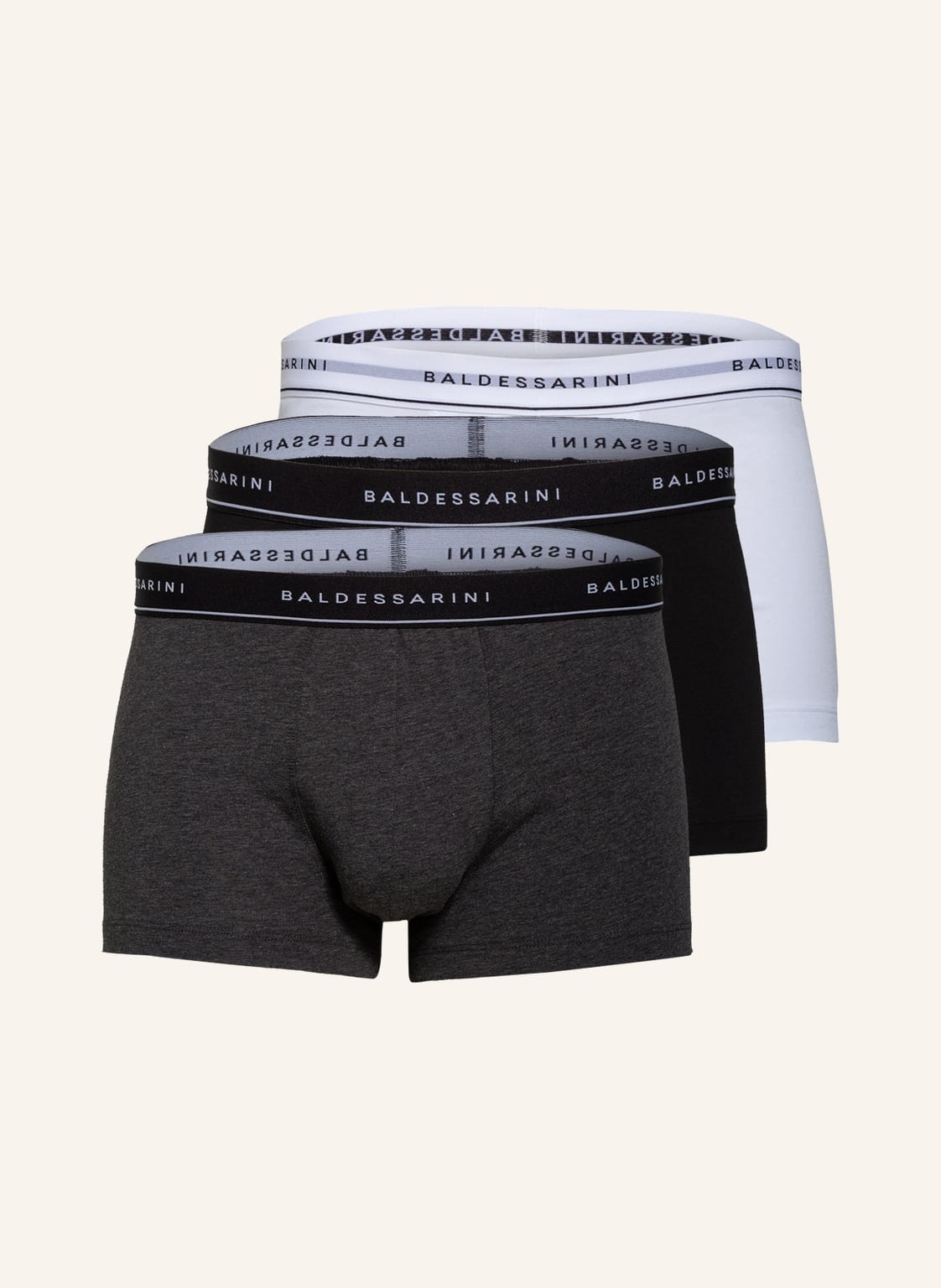 Image of Baldessarini 3er-Pack Boxershorts grau
