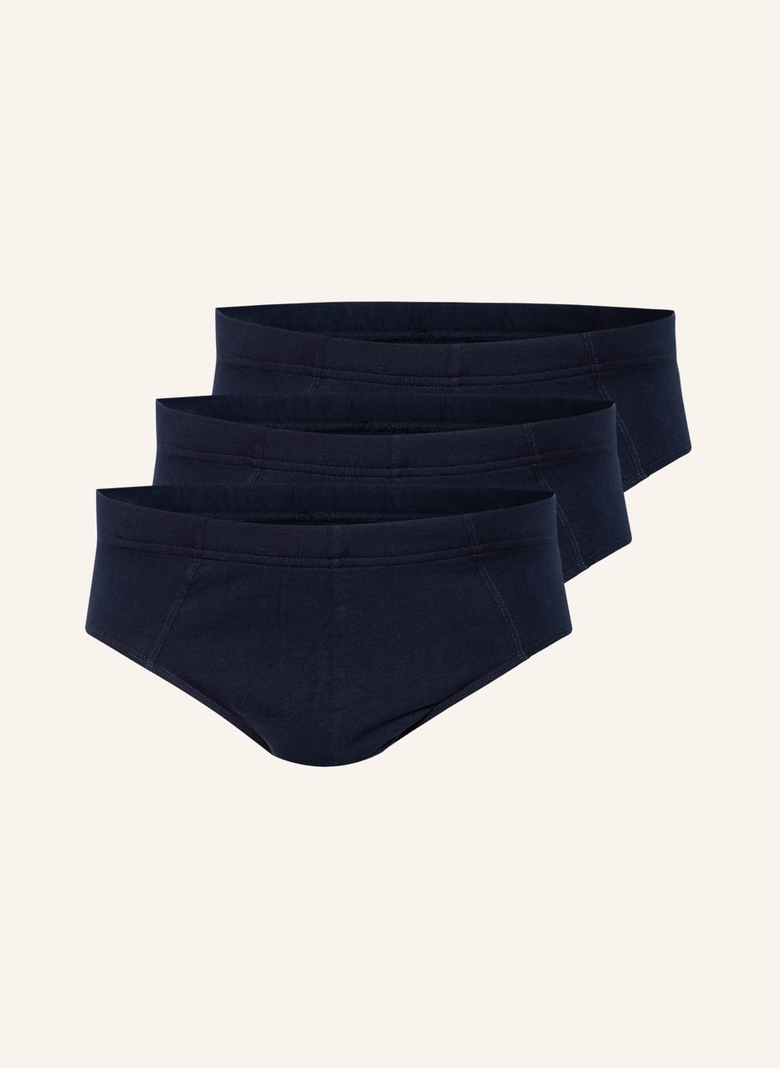 Image of Schiesser 3er-Pack Slips 95/5 blau