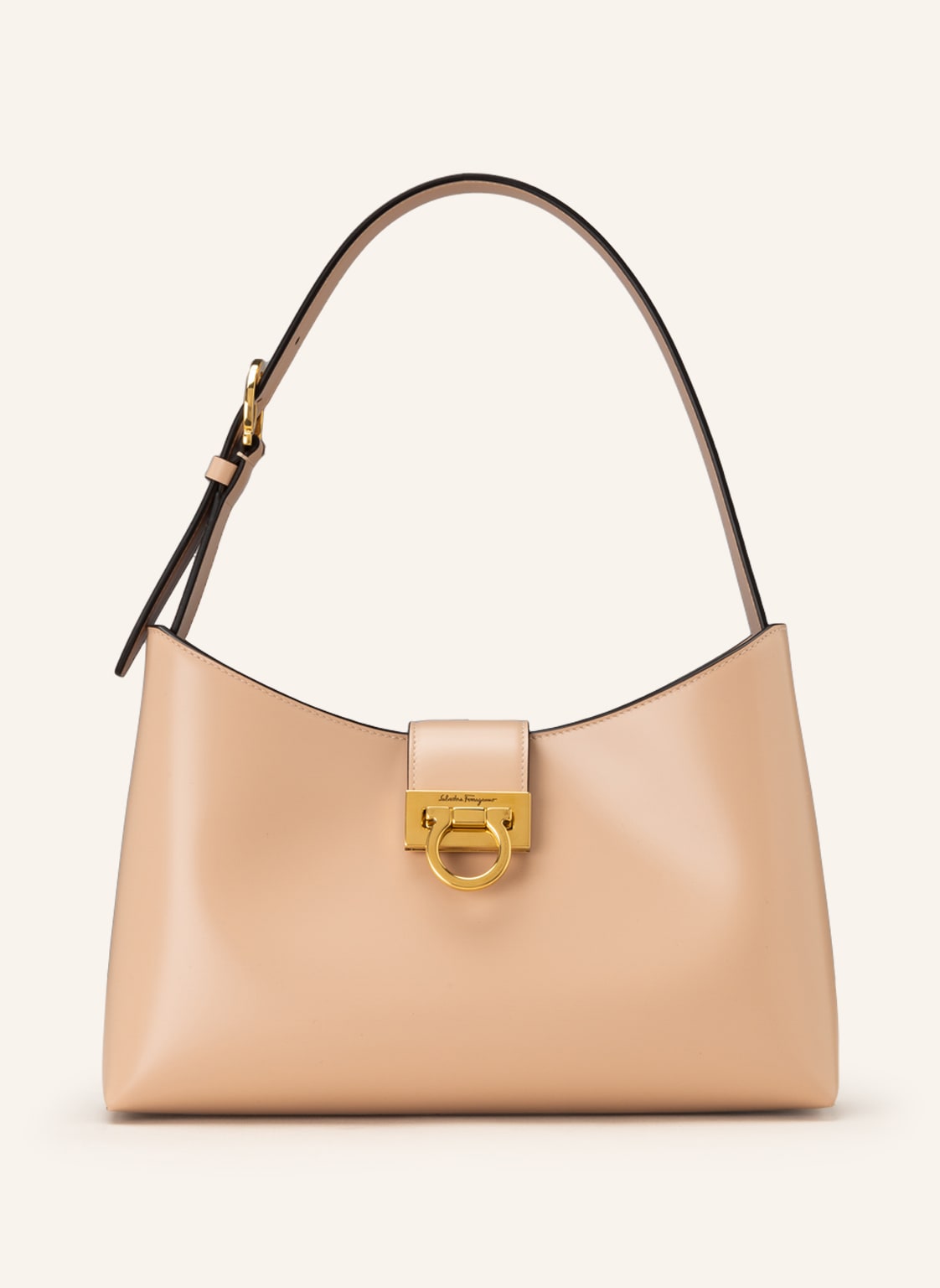 Image of Ferragamo Handtasche Trifolio beige