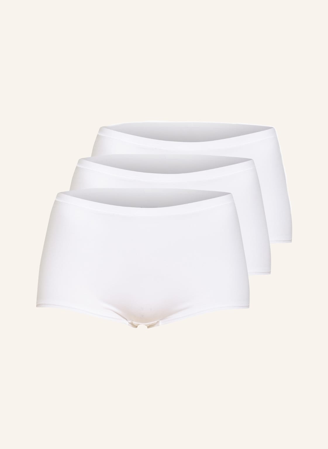 Image of Calida 3er-Pack Taillenpanties Natural Comfort weiss