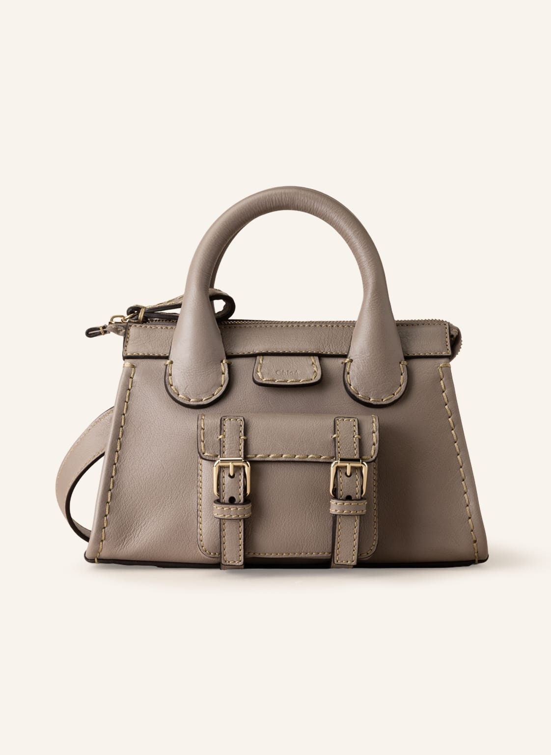 Image of Chloé Umhängetasche Edith Mini grau