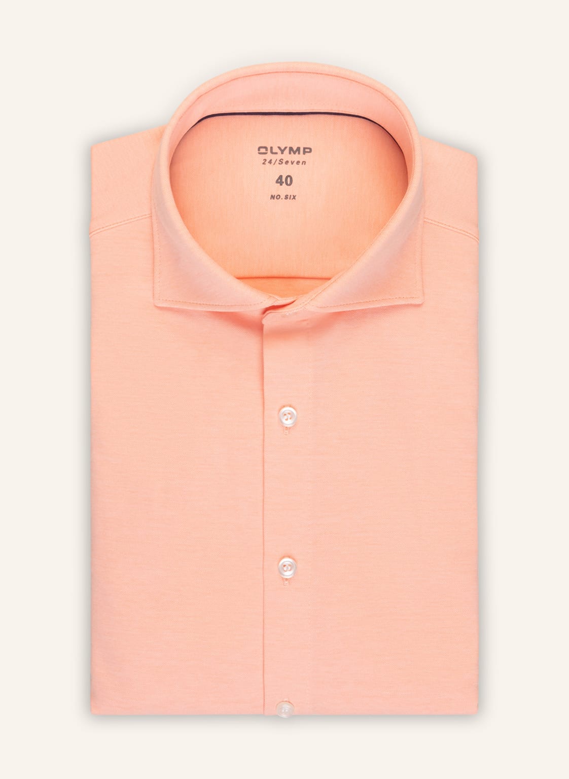 Image of Olymp Jerseyhemd No. Six 24/Seven Super Slim rot