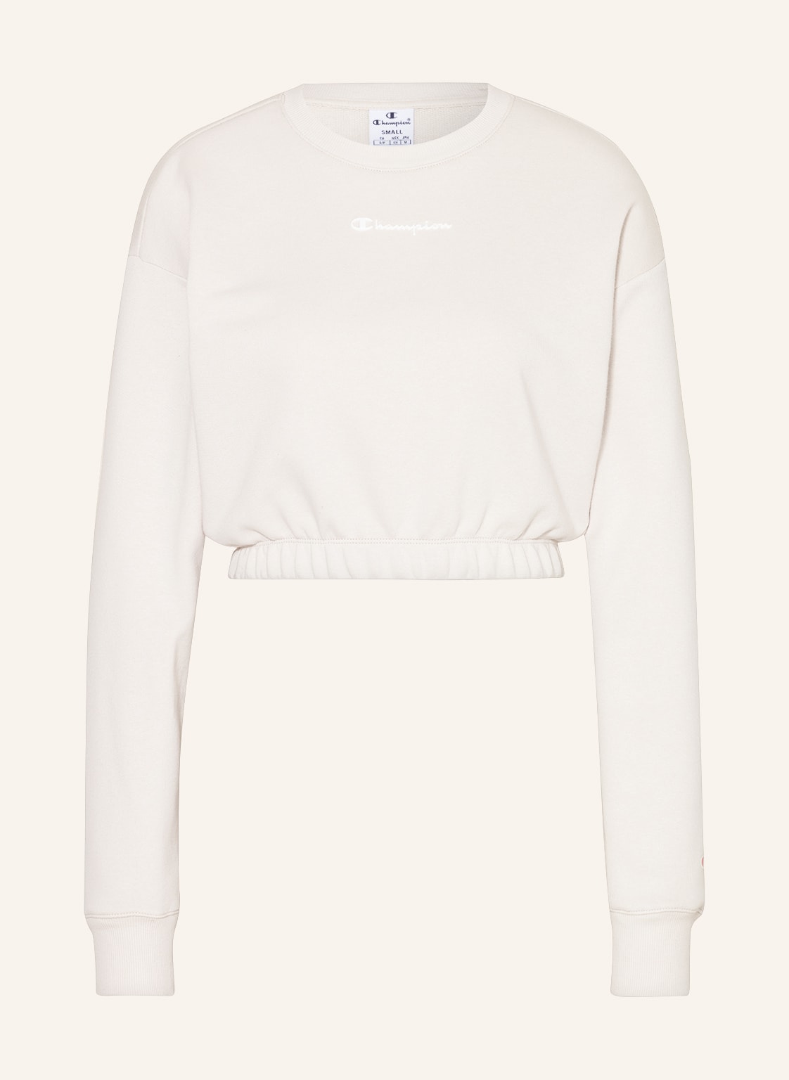 Image of Champion Cropped-Sweatshirt beige