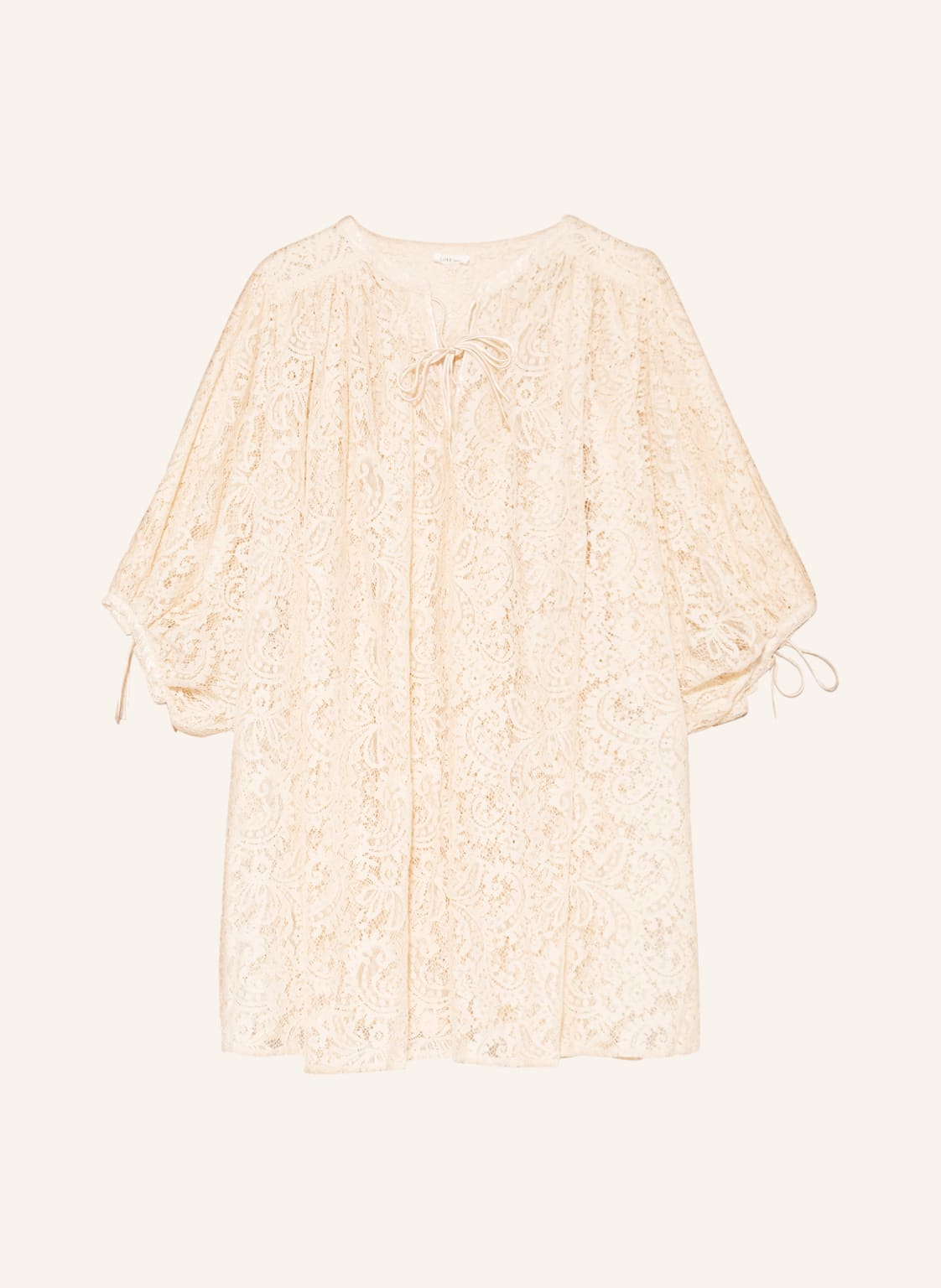 Image of Love Stories Nachthemd Merci Long Mit 3/4-Arm weiss