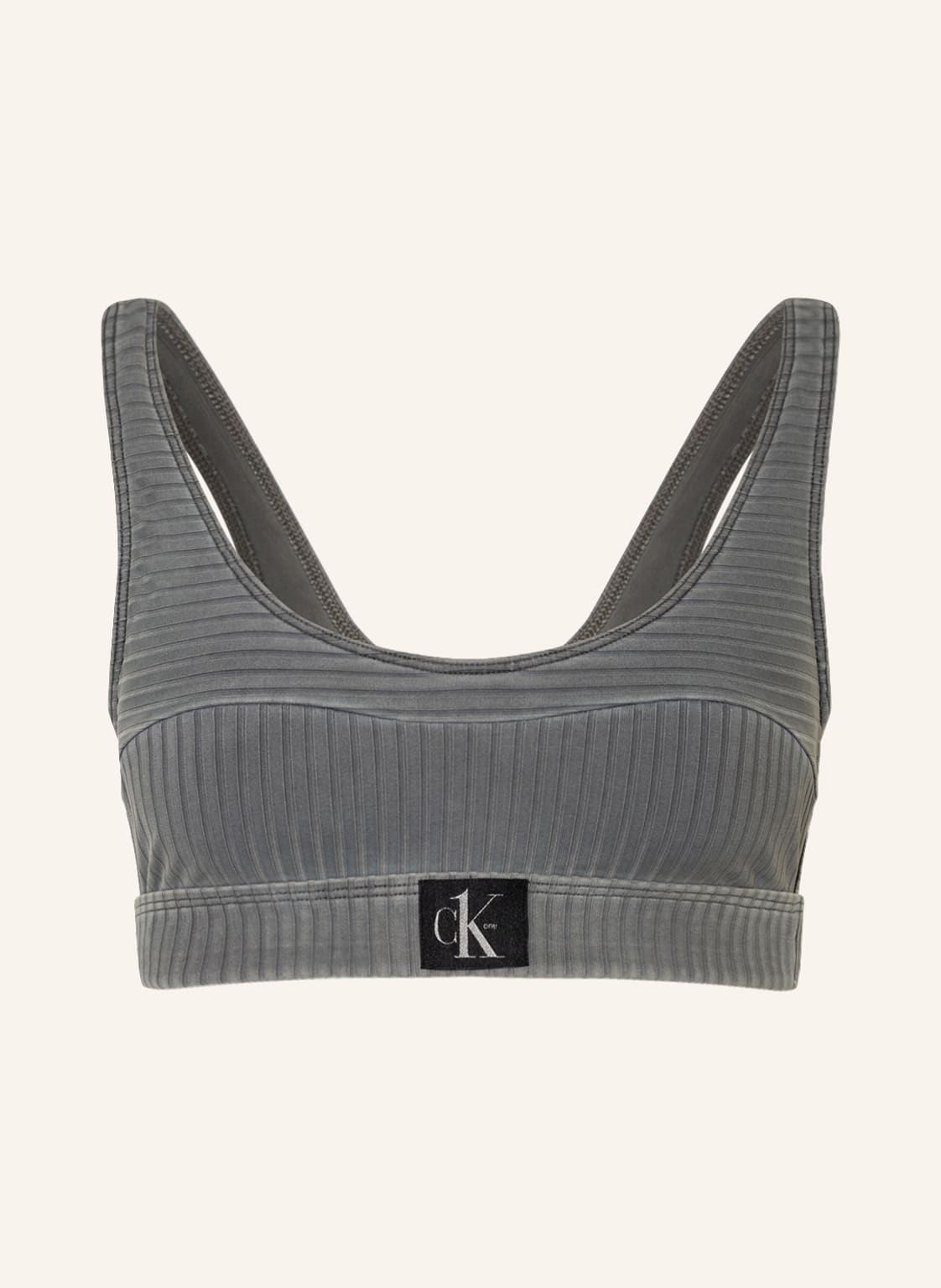 Image of Calvin Klein Bralette-Bikini-Top Ck Authentic grau