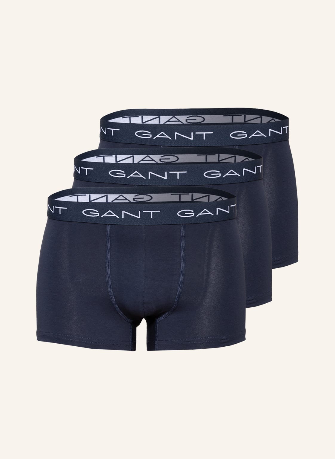 Image of Gant 3er-Pack Boxershorts blau