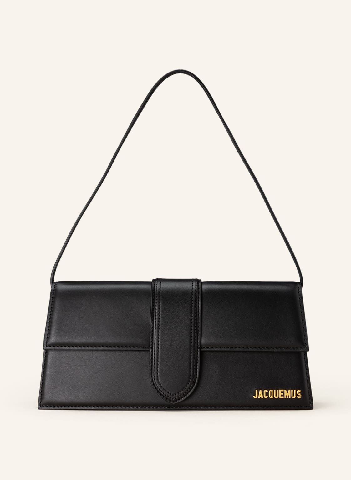 Image of Jacquemus Schultertasche Le Bambino Long schwarz
