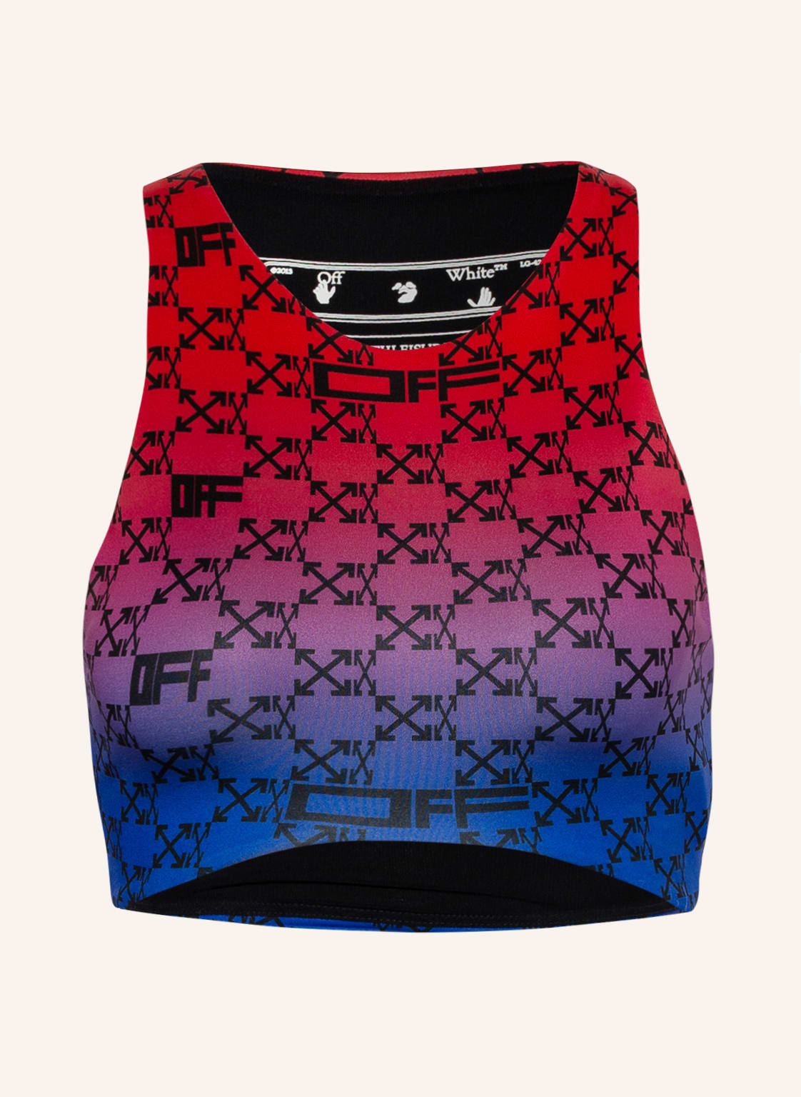 Image of Off-White Cropped-Top rot