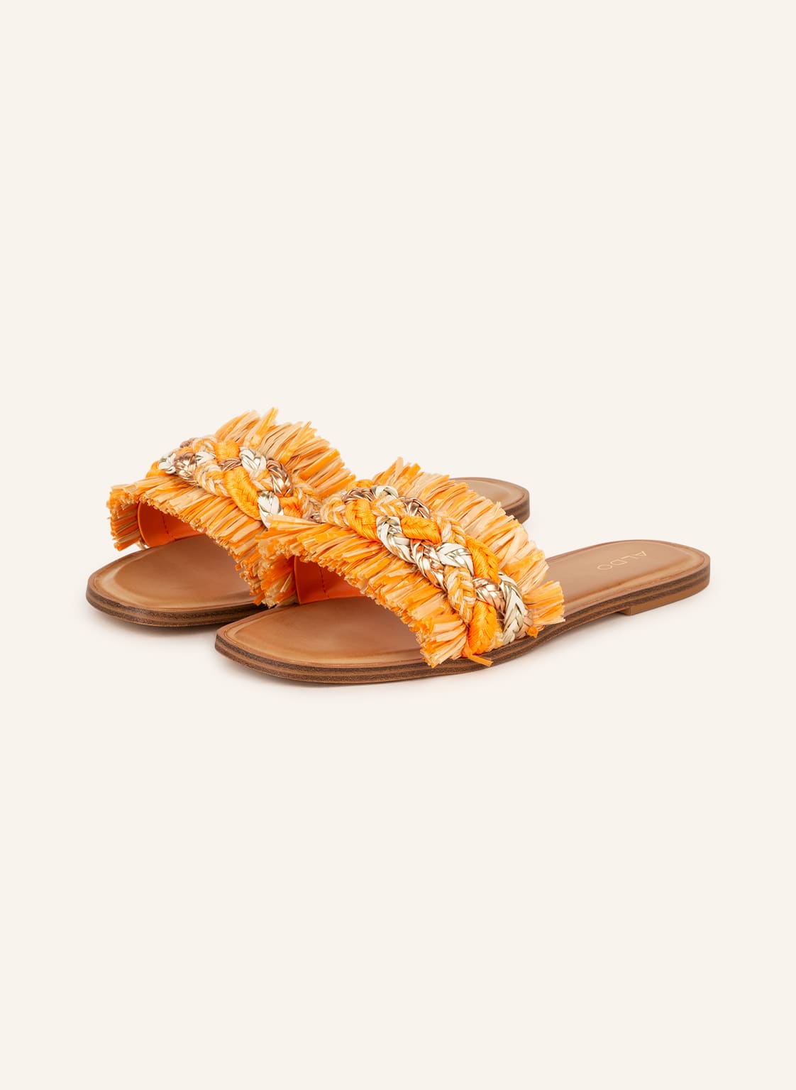 Image of Aldo Pantolette Rattana orange