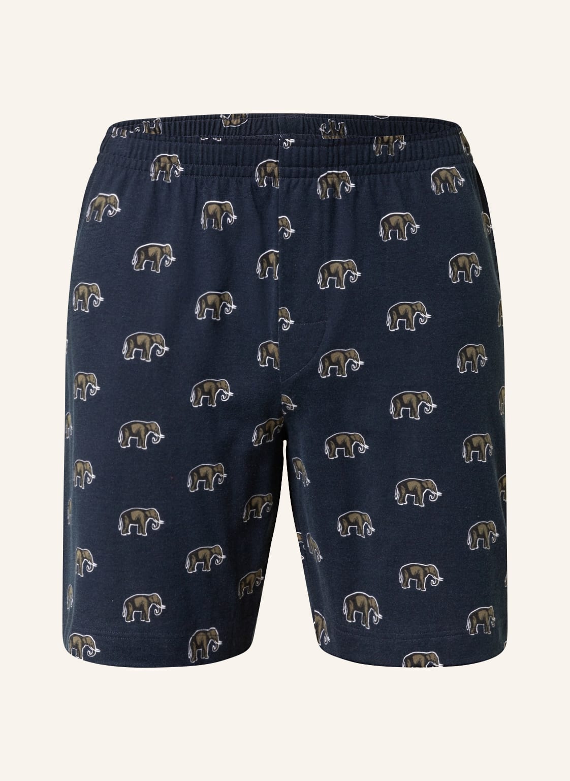 Image of Mey Lounge-Shorts Serie Mymoderns blau