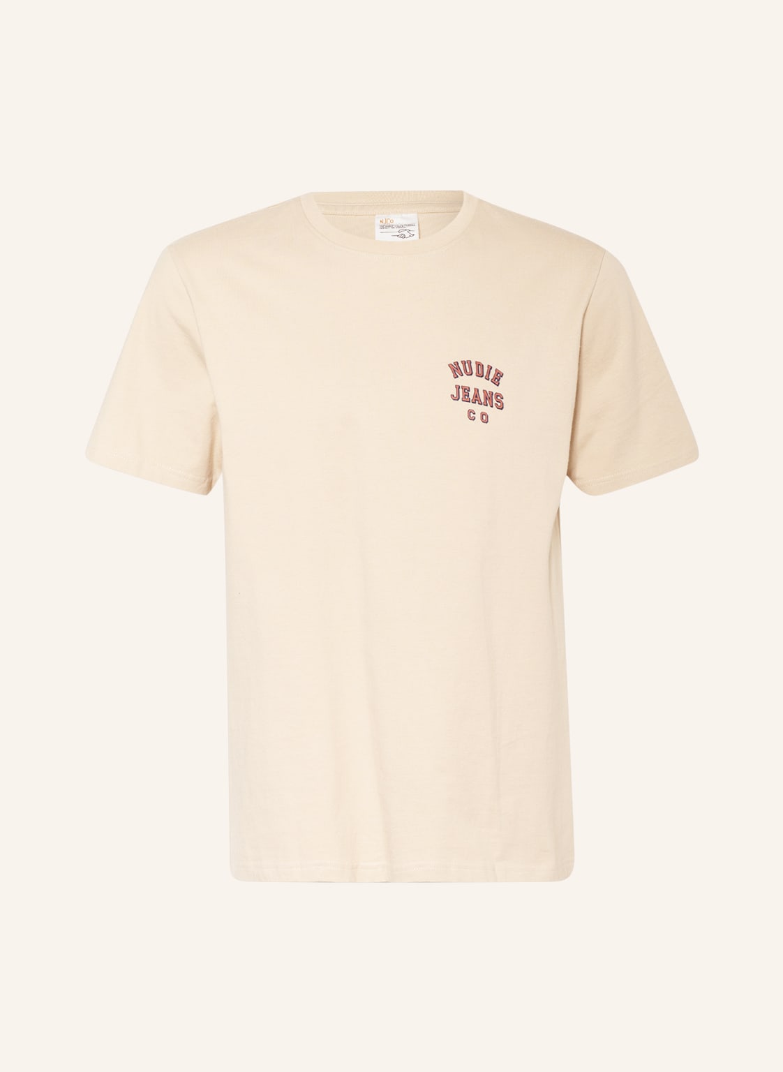 Nudie Jeans T-Shirt Roy weiss