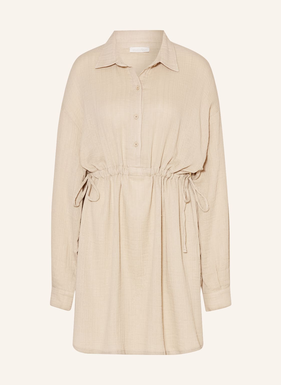Image of Studiofavn Musselinkleid Ayla beige