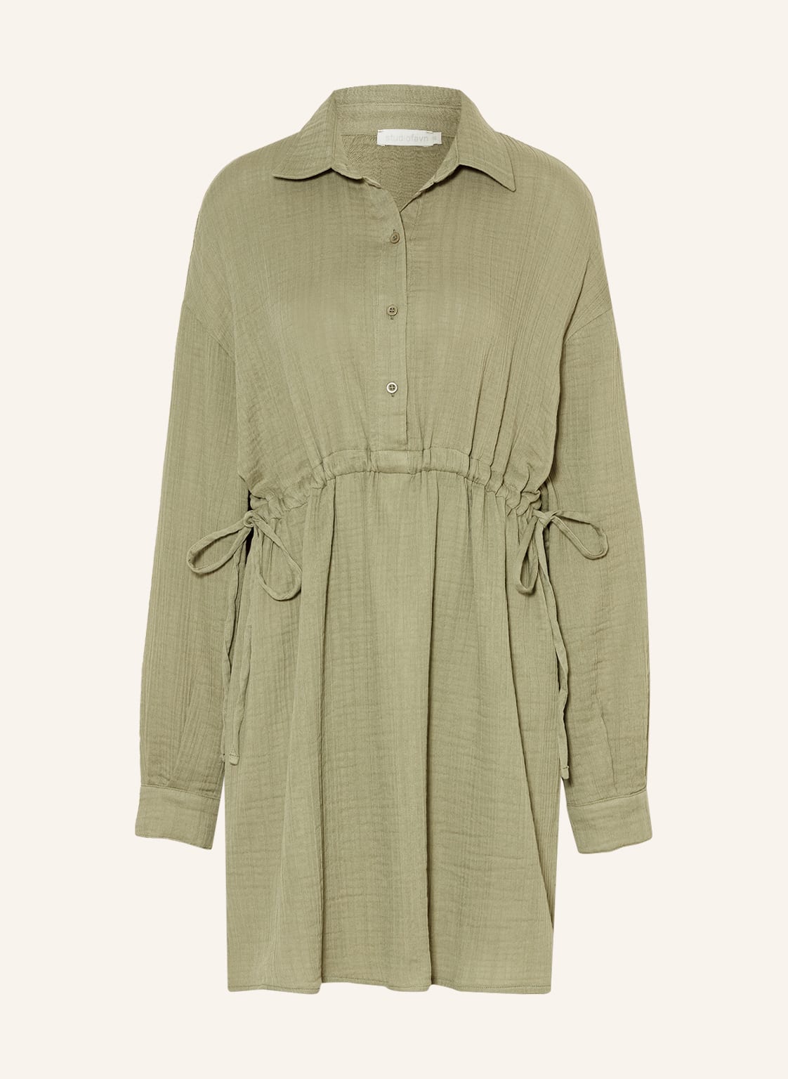 Image of Studiofavn Musselinkleid Ayla gruen