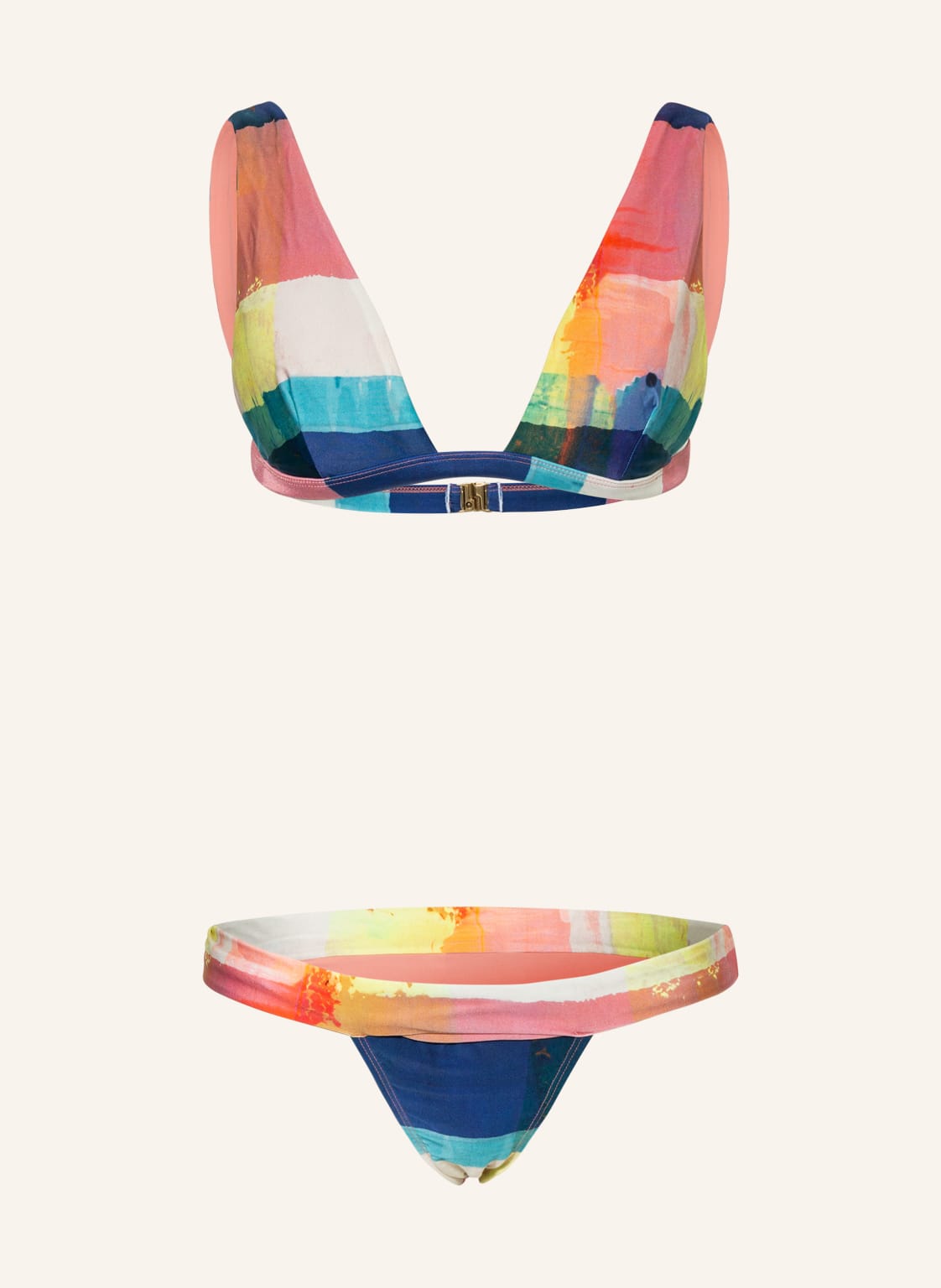 Image of Lenny Niemeyer Bralette-Bikini Mit Uv-Schutz 50+ blau