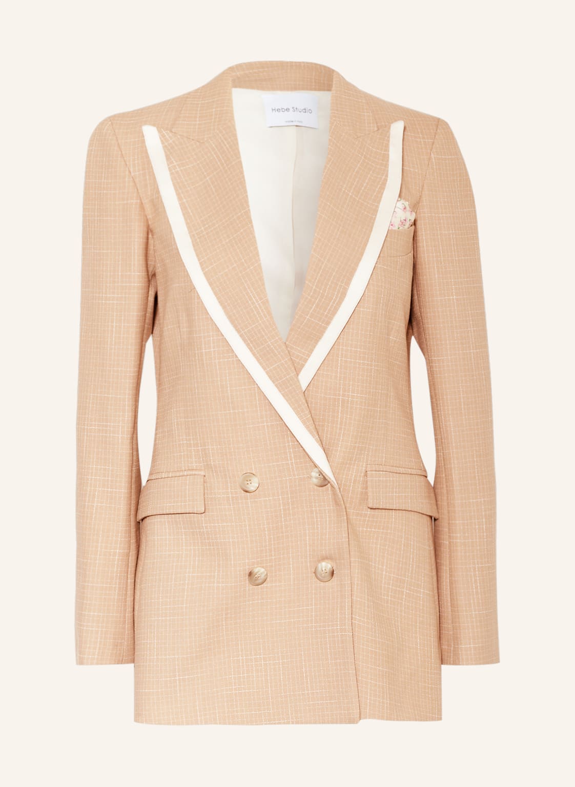 Image of Hebe Studio Blazer beige