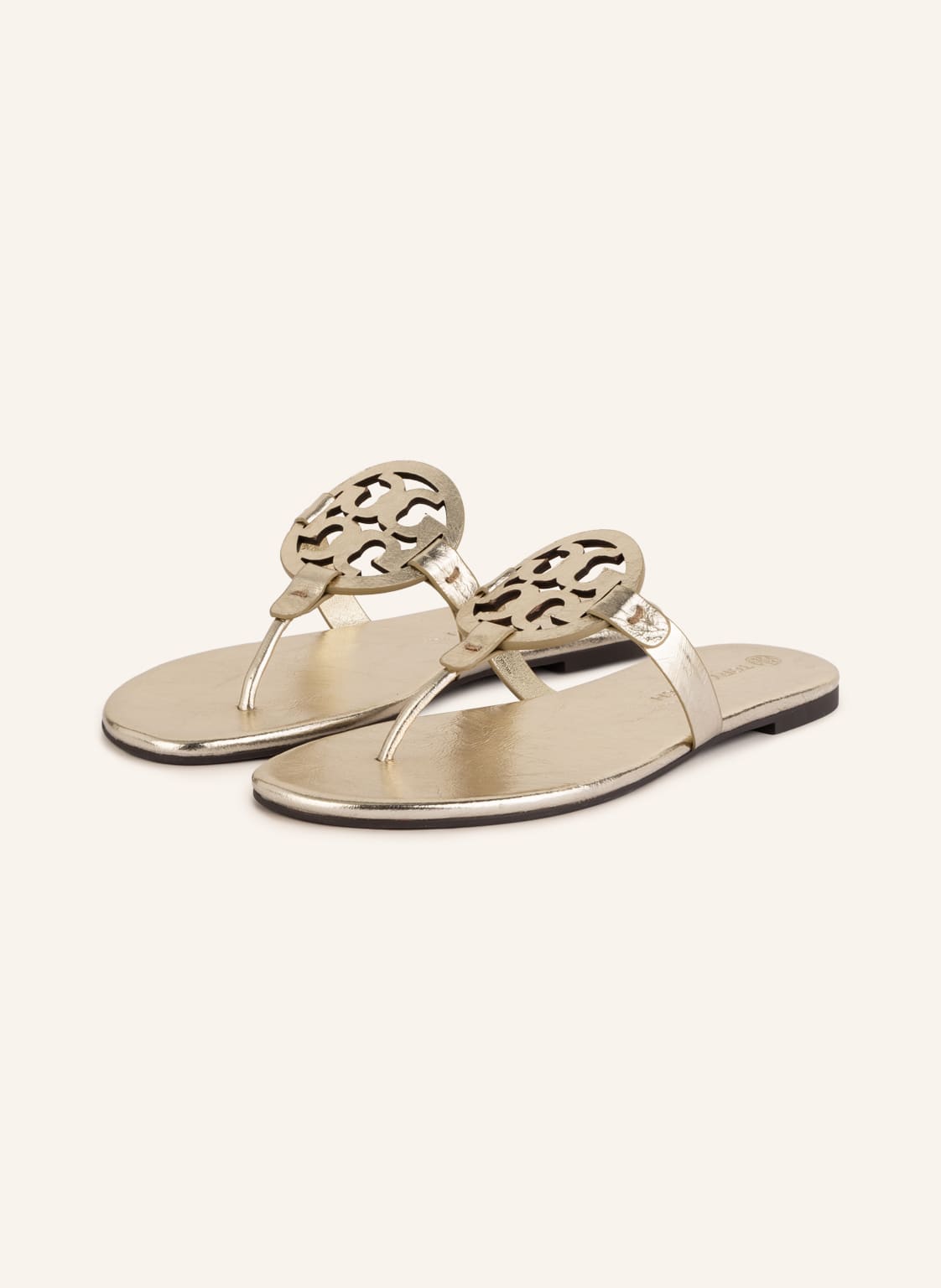 Image of Tory Burch Zehentrenner Miller gold