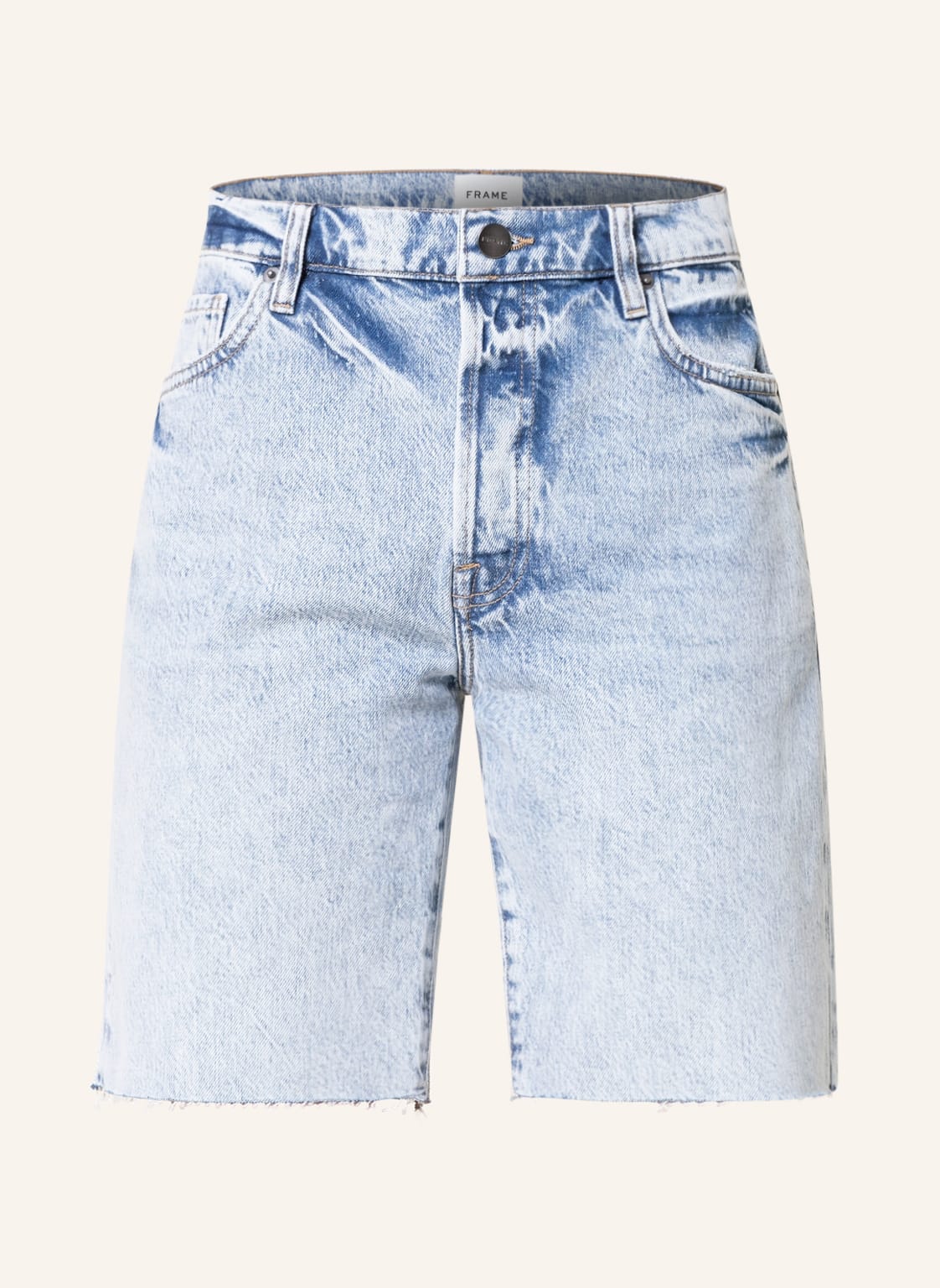 Image of Frame Denim Jeansshorts Le Slouch blau