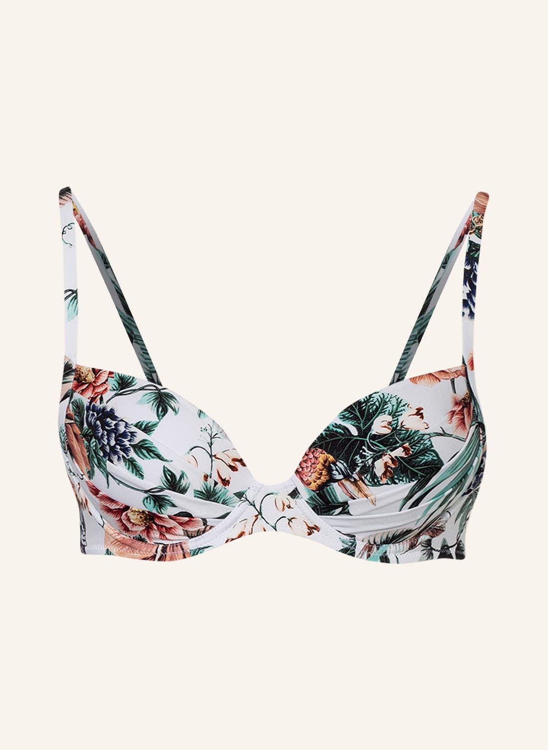 Image of Maryan Mehlhorn Bügel-Bikini-Top Tropics weiss