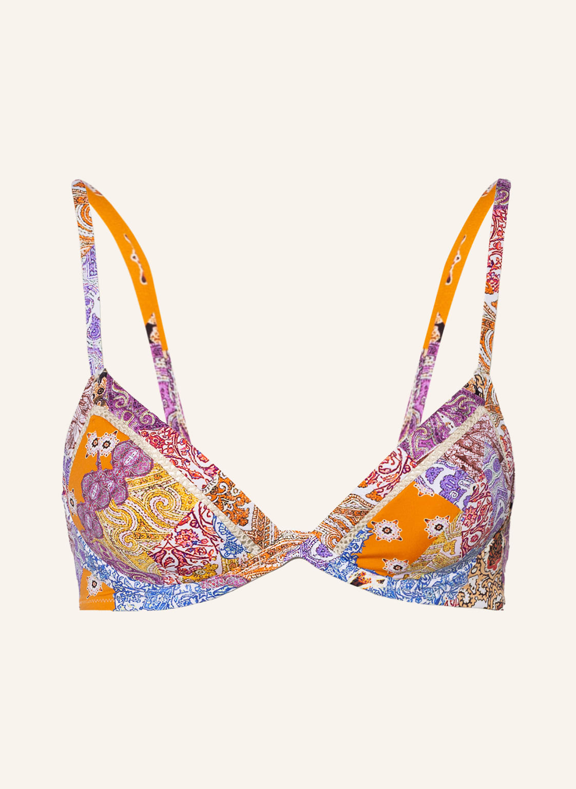 Image of Watercult Bügel-Bikini-Top Boho Heat braun