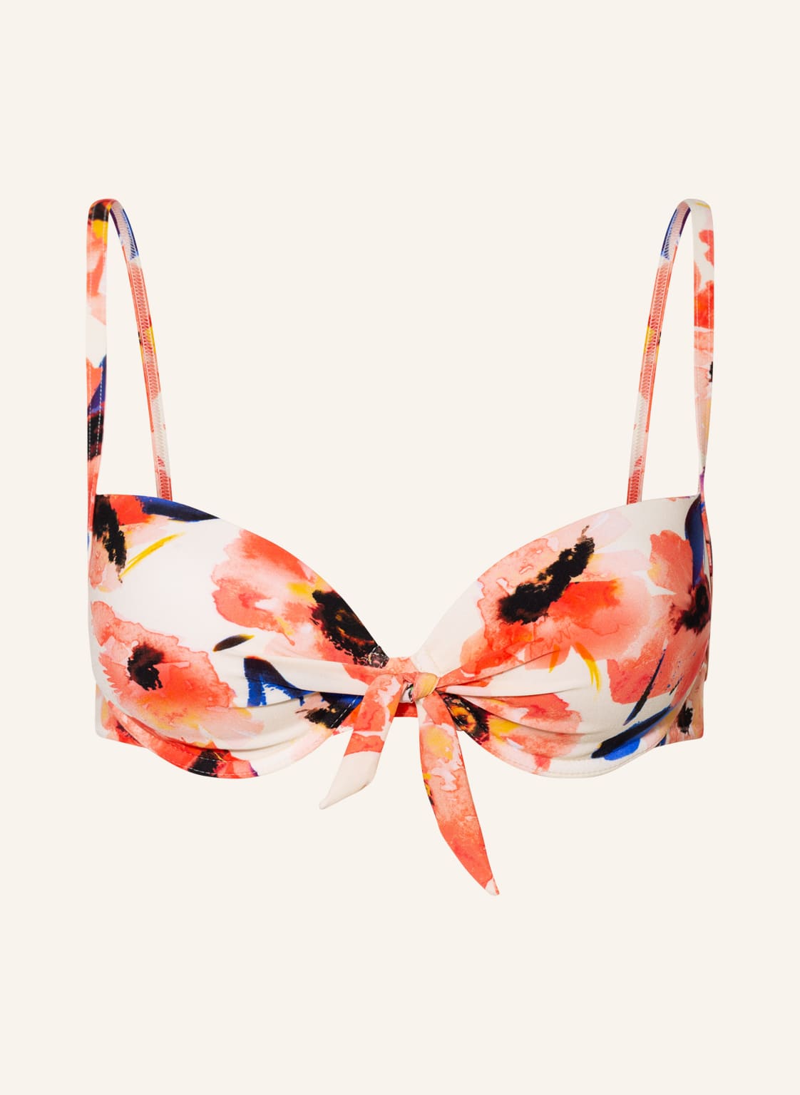 Image of Watercult Bügel-Bikini-Top Bloom Sentiment rot