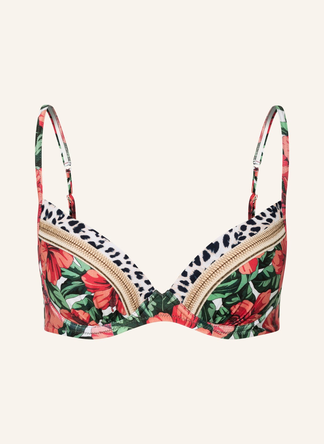 Image of Watercult Bügel-Bikini-Top Hawaii rot