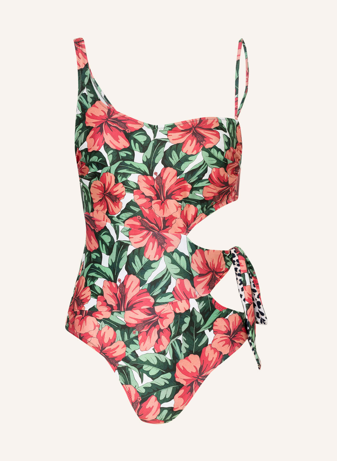 Image of Watercult Bügel-Badeanzug Hawaii rot