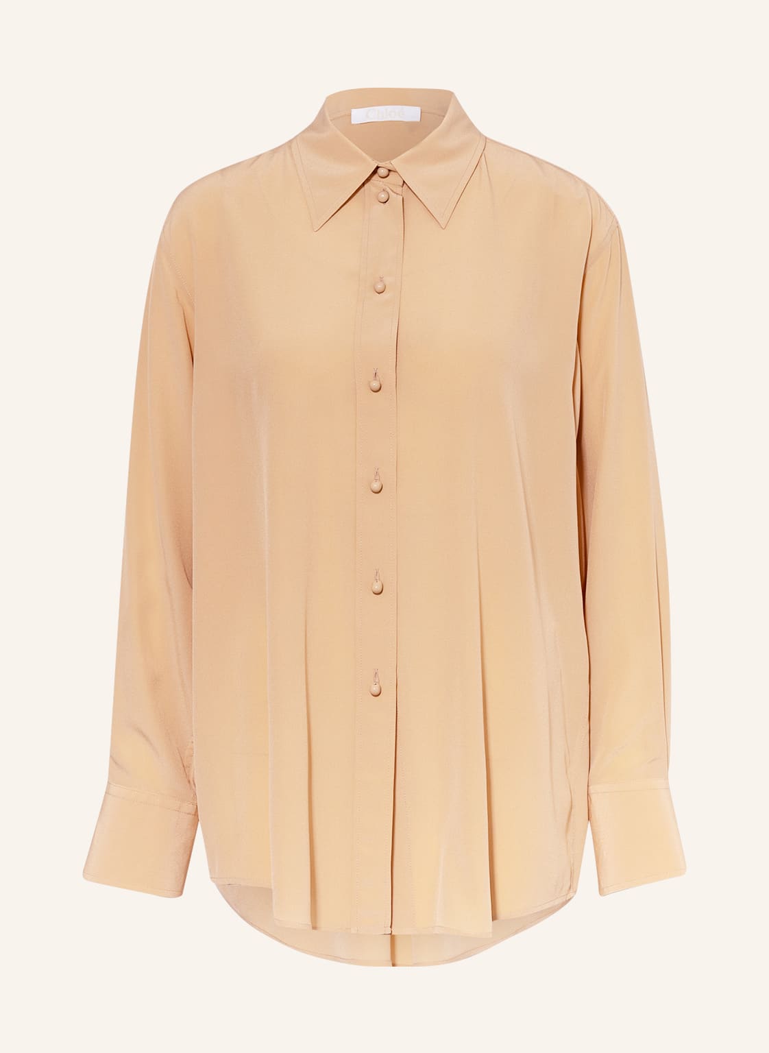 Image of Chloé Hemdbluse Aus Seide beige