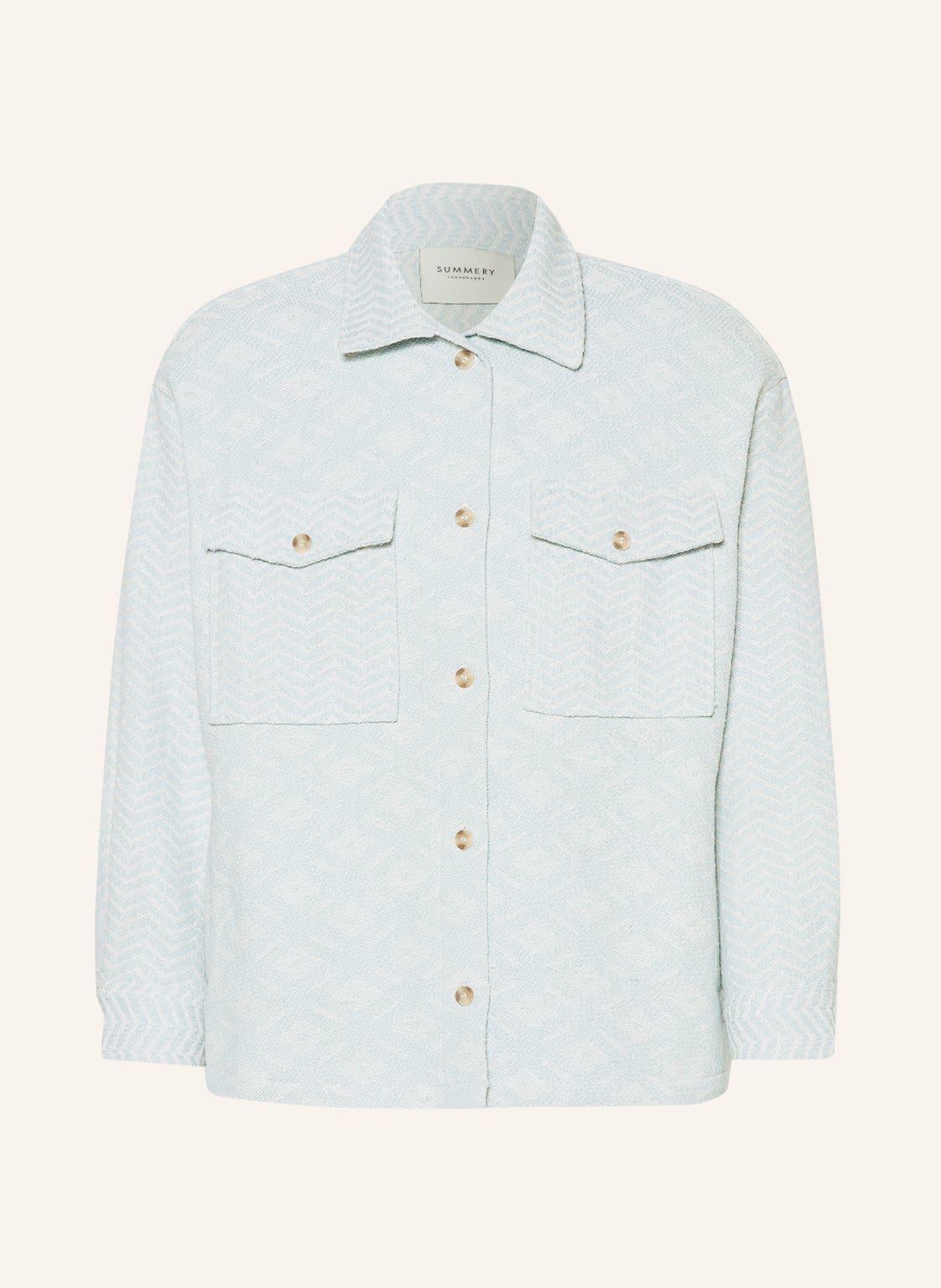 Image of Summery Copenhagen Overjacket Hannah blau