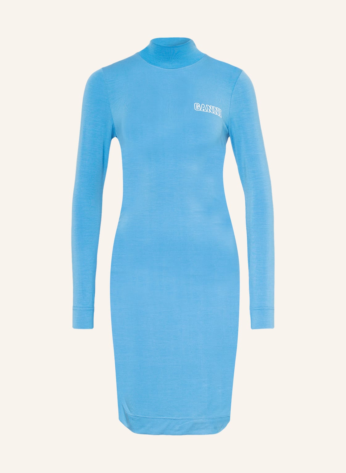 Image of Ganni Jerseykleid blau