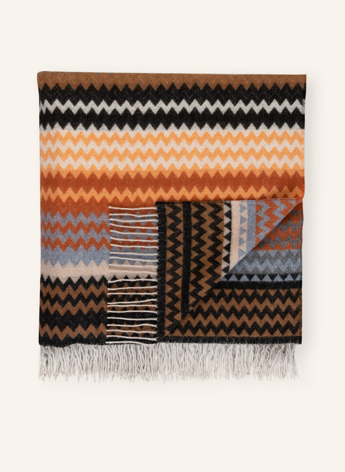 Image of Missoni Home Plaid Humbert schwarz